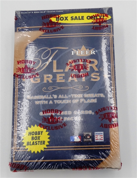 2002 Flair Greats Baseball Blaster Box