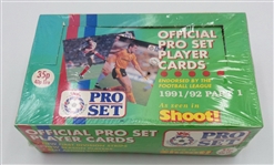 1991/92 Pro Set Soccer Box