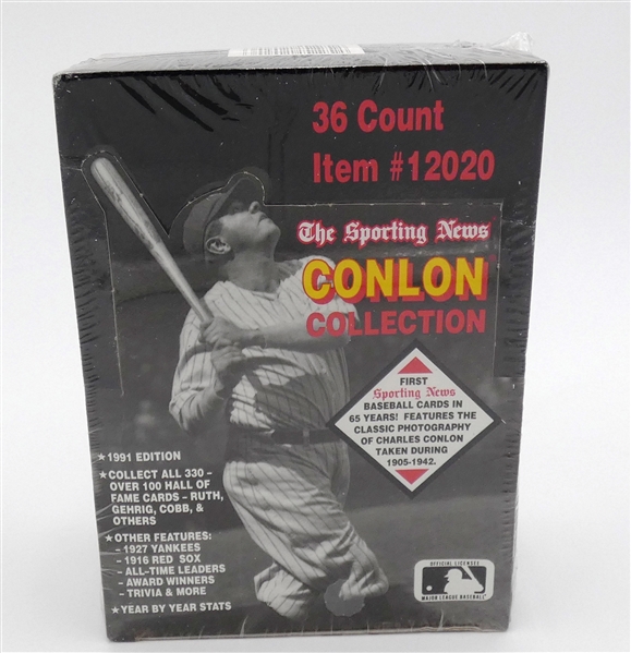 1991 Sporting News Conlon Collection Baseball Box