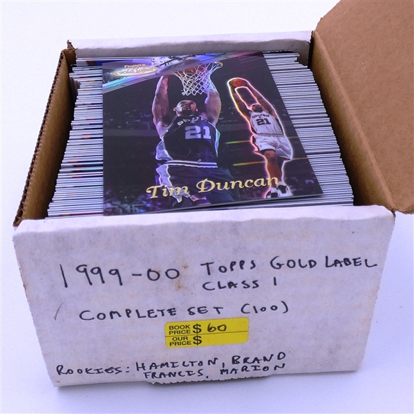 1999/00 Topps Gold Label Class 1 Set