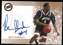 Ben Gordon Autographed 2004 Press Pass