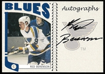 Red Berenson Autographed 2004/05 In The Game