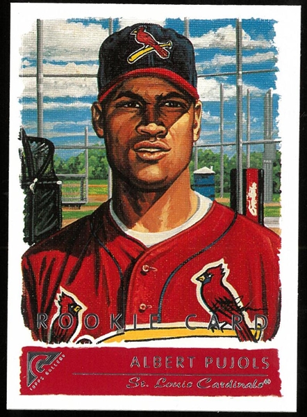 Albert Pujols 2001 Topps Gallery Rookie Card