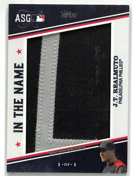 J.T. Realmuto 1 of 1 2019 Topps All Star