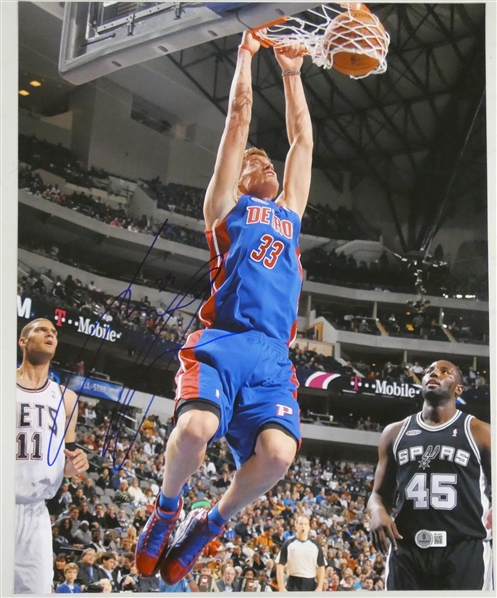 Jonas Jerebko Autographed 16x20