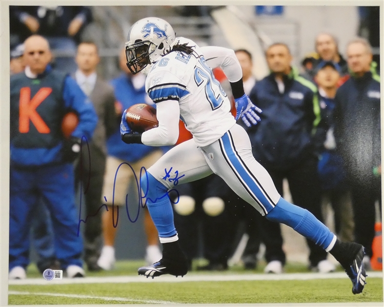 Louis Delmas Autographed 16x20