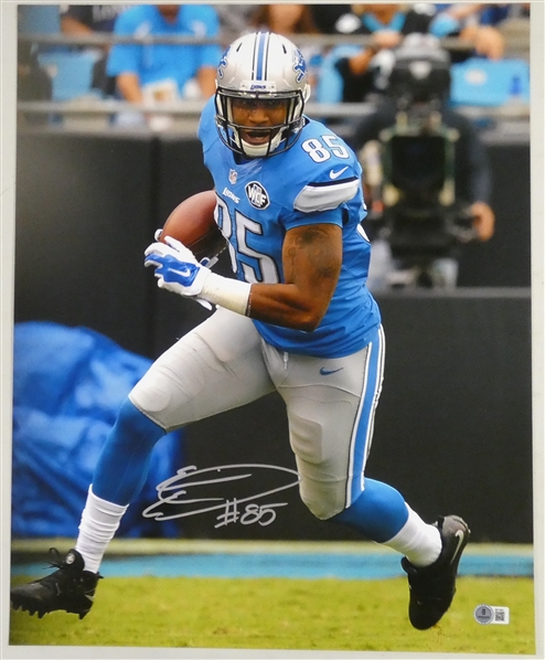 Eric Ebron Autographed 16x20