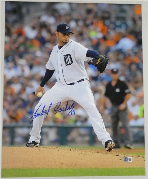 Anibal Sanchez Autographed 16x20
