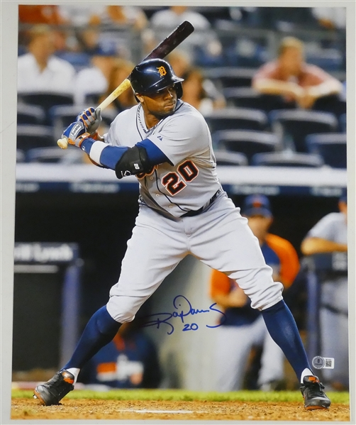 Rajai Davis Autographed 16x20