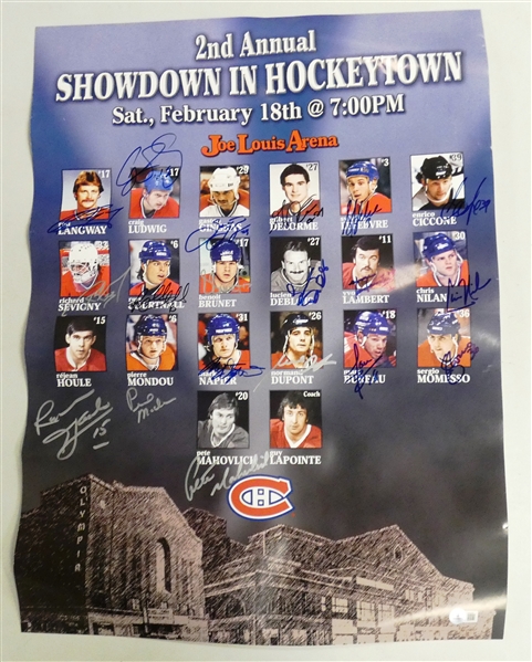 Montreal Canadiens Autographed Alumni Poster