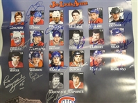 Montreal Canadiens Autographed Alumni Poster