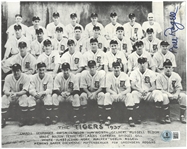 Bill Rogell Autographed 1937 Tigers 8x10