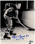 Edgar Laprade Autographed 8x10