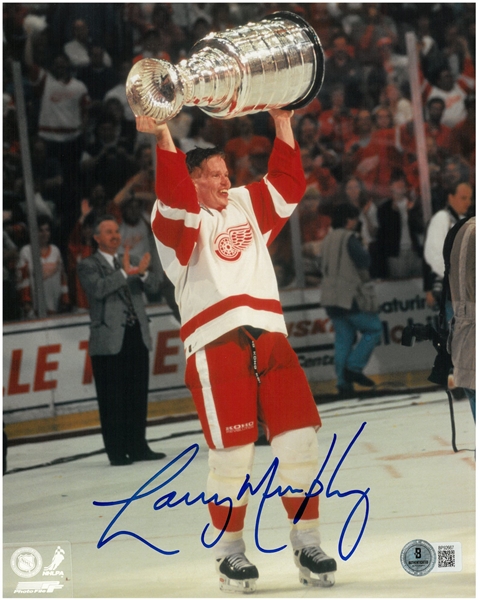 Larry Murphy Autographed 8x10