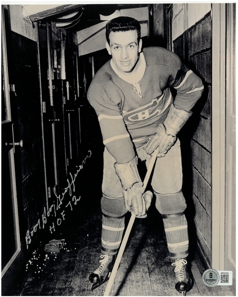 Boom Boom Geoffrion Autographed 8x10