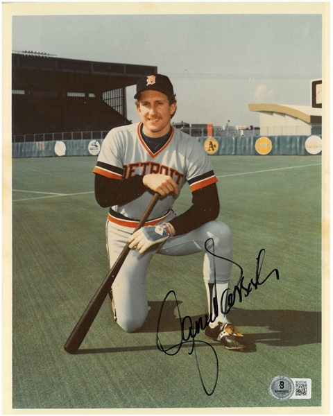 Lance Parrish Autographed 8x10