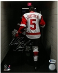 Nick Lidstrom Autographed 8x10 w/ HOF