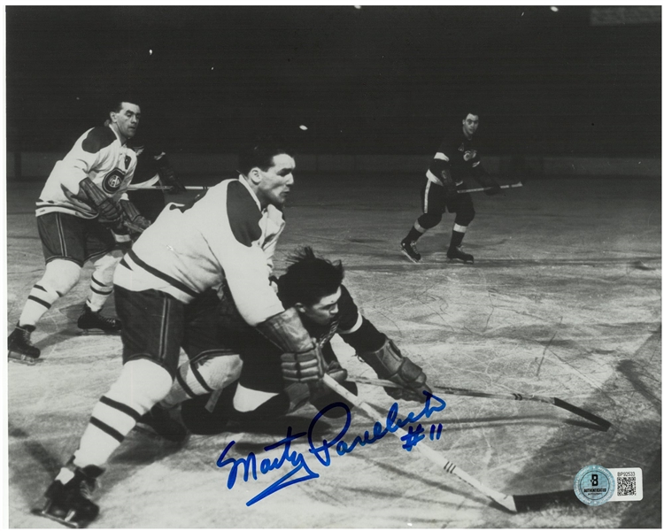 Marty Pavelich Autographed 8x10