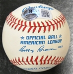 Joe DiMaggio Autographed Baseball