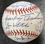 1984 Detroit Tigers Team Signed Baseball (39 Autos)