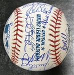 1984 Detroit Tigers Team Signed Baseball (39 Autos)