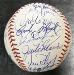 1984 Detroit Tigers Team Signed Baseball (39 Autos)