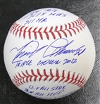 Miguel Cabrera Autographed Career Stats Baseball