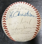 1968 Detroit Tigers Team Signed Baseball (21 autos)