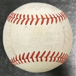 1968 Detroit Tigers Team Signed Baseball (21 autos)