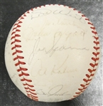 1968 Detroit Tigers Team Signed Baseball (21 autos)