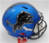 Jahmyr Gibbs Autographed Lions Authentic Full Size Helmet