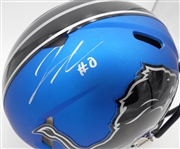 Jahmyr Gibbs Autographed Lions Authentic Full Size Helmet