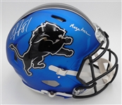 Calvin Johnson Autographed Lions Authentic Full Size Helmet