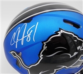 Calvin Johnson Autographed Lions Authentic Full Size Helmet