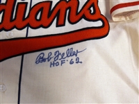 Bob Feller Autographed Indians Authentic Mitchell & Ness Jersey