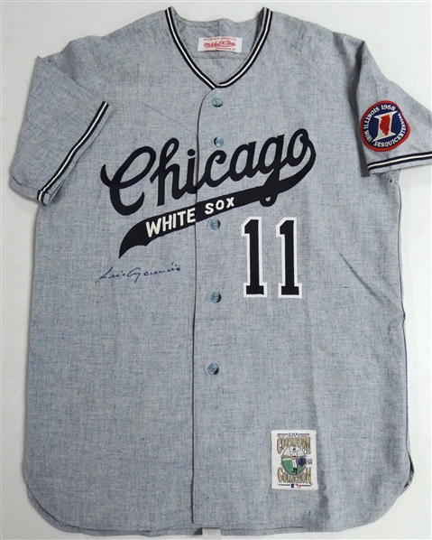 Luis Aparicio Autographed 1968 White Sox Mitchell & Ness Jersey