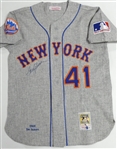 Tom Seaver Autographed Mets Authentic 1969 Mitchell & Ness Jersey