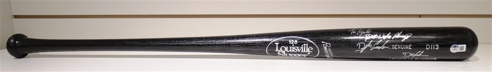 Dwight Gooden Game Ready Autographed Bat