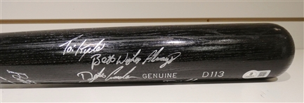 Dwight Gooden Game Ready Autographed Bat