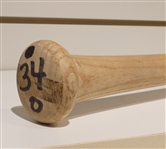 Chet Lemon Game Used Autographed Bat