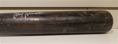 Larry Herndon Game Used Autographed Bat