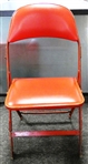 Joe Louis Arena Folding Metal Chair