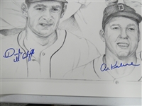 1968 Detroit Tigers Autographed Lithograph