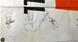 2005 MLB All Star Game Banner Signed by 35