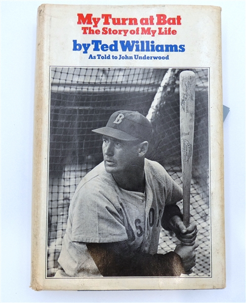Ted Williams Autographed "My Turn at Bat" Autobiography