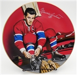Maurice Richard Autographed Hand Painted 10" Plate