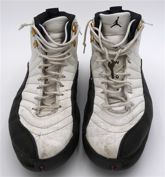 Jerry Stackhouse Game Worn Jordan 12 Shoes