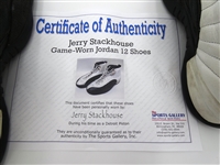 Jerry Stackhouse Game Worn Jordan 12 Shoes
