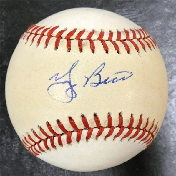 Yogi Berra Autographed Baseball