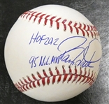 Barry Larkin Autographed Inscribed Baseball